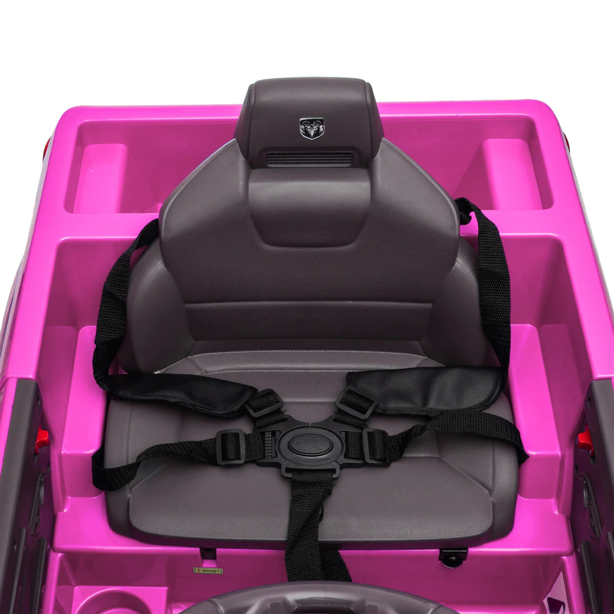 Large Kids Electric Pickup Vehicle with High Ground Clearance and Adjustable Speed Settings