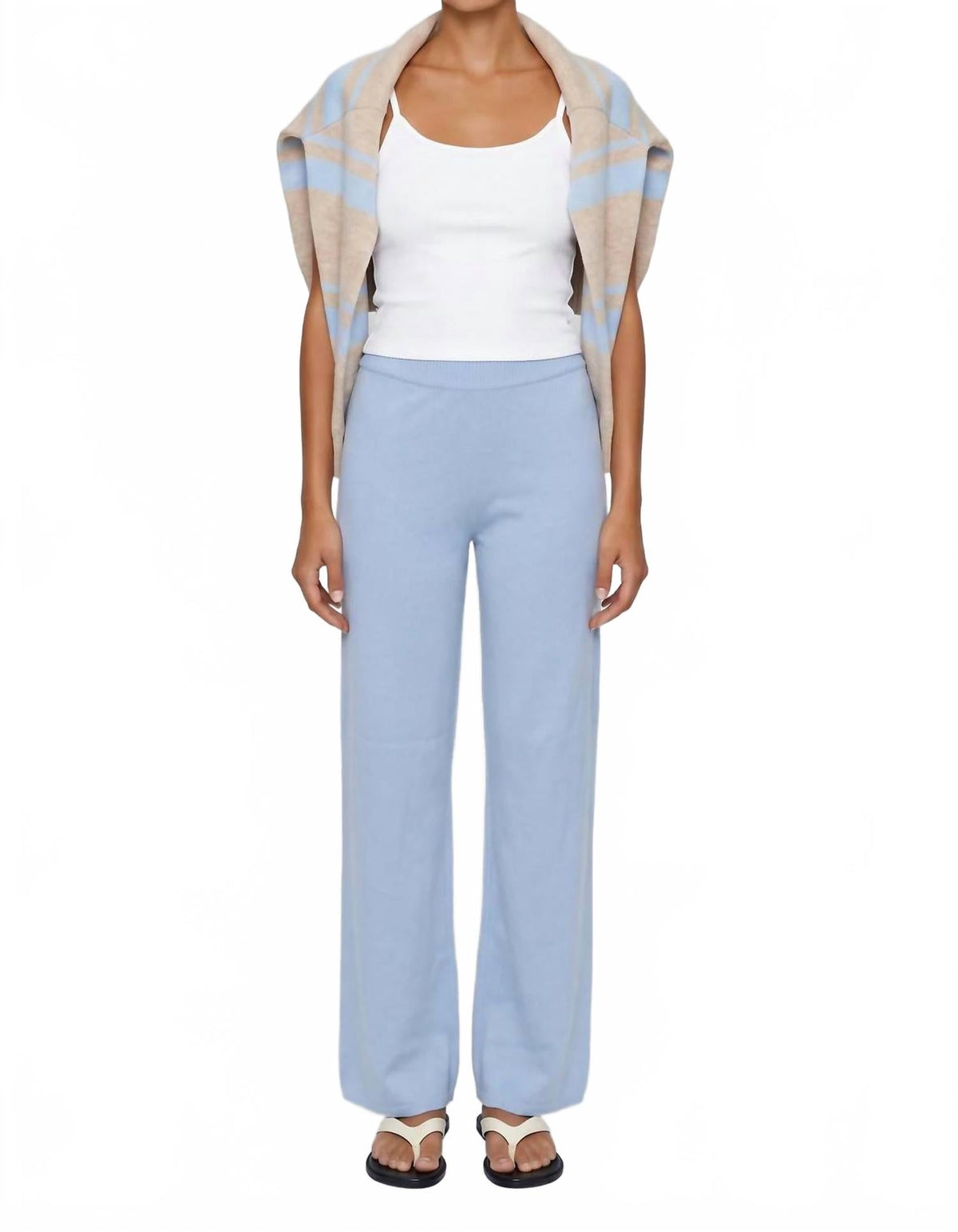 Hudson Knit Pant In Whisper Blue