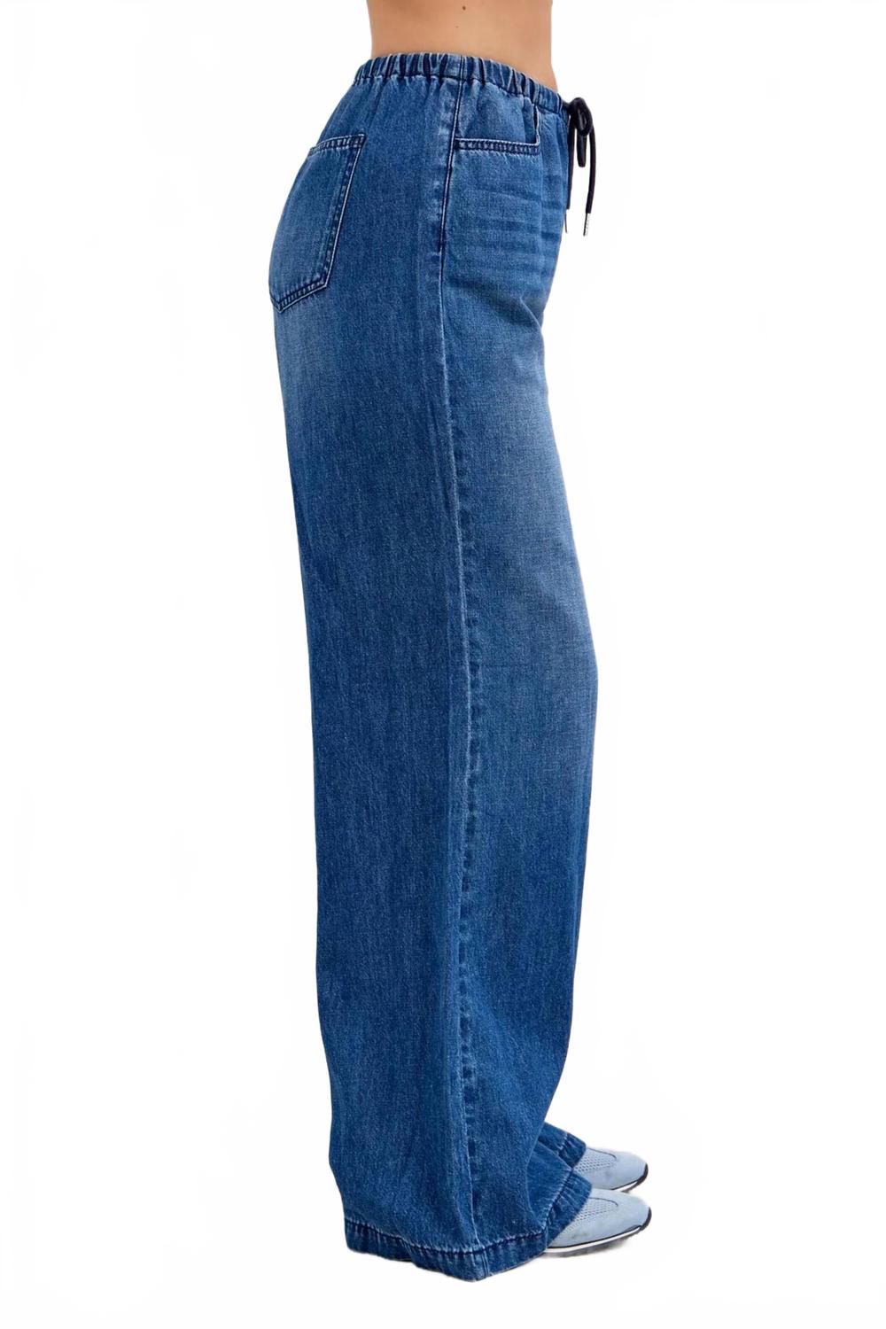 Sunset Beach Jeans In Dark Wash