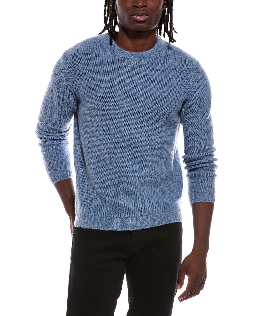 Autumn Cashmere Purl Stitch Cashmere & Wool-Blend Crewneck Sweater