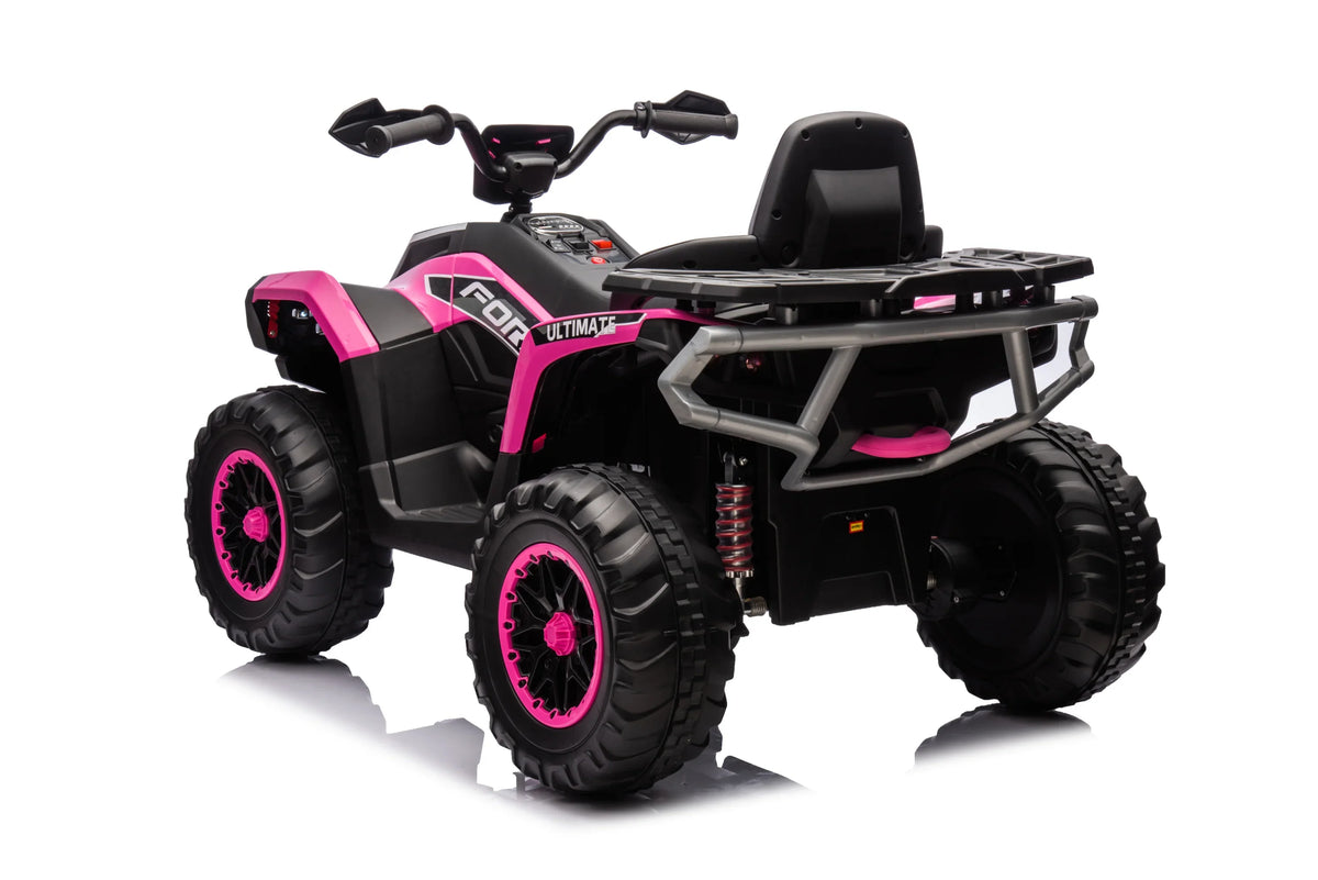 Kids 24V Ride-On ATV with Dual Seats and All-Terrain Driving Capability