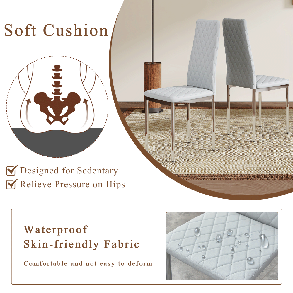 Classic Tufted Dining Chair Set