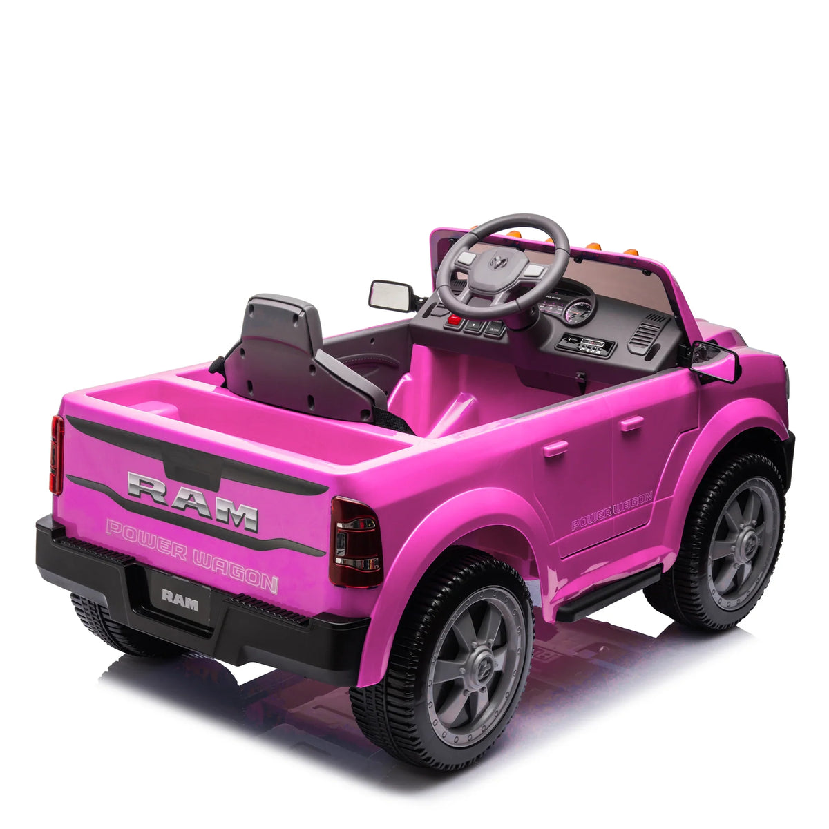 Large Kids Electric Pickup Vehicle with High Ground Clearance and Adjustable Speed Settings