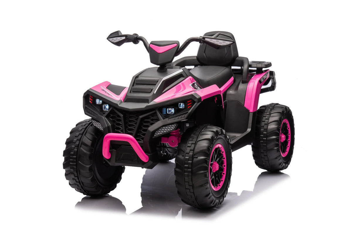 Kids 24V Ride-On ATV with Dual Seats and All-Terrain Driving Capability