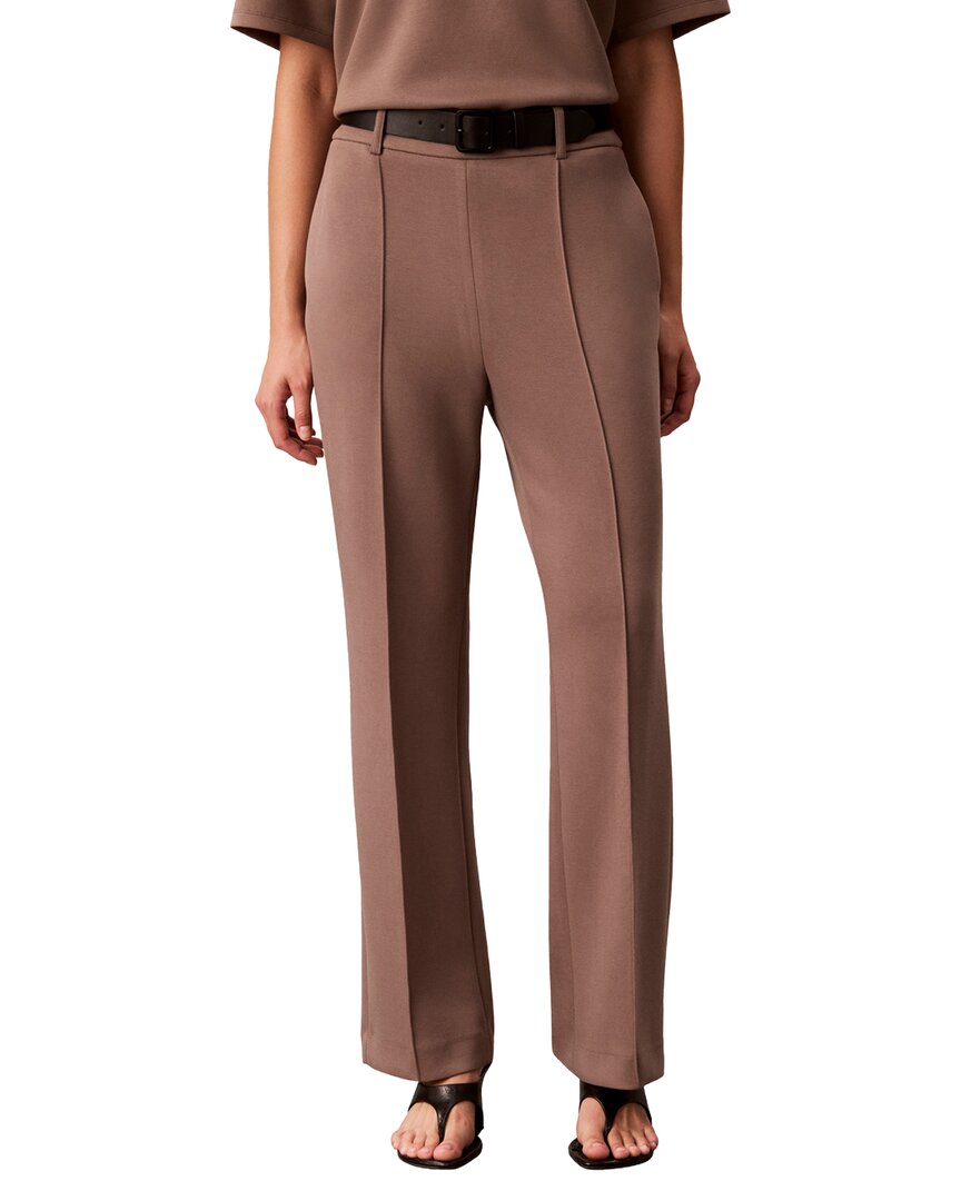Calvin Klein Pull On Belted Pintuck Trouser