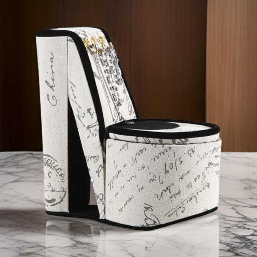Novelty Shoe Jewelry Case with Concealed Compartment