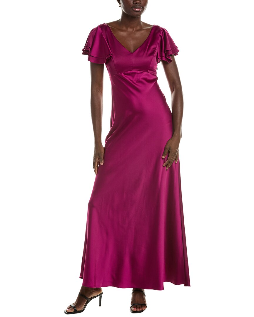Maison Tara Short Sleeve Maxi Dress