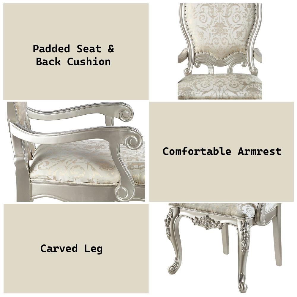 Modern Cushioned Armchair Set