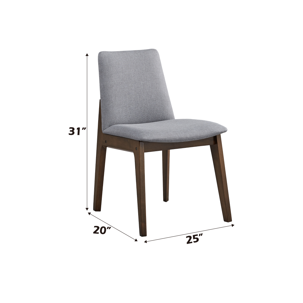 Wooden Frame Dining Chairs with Padded Seats
