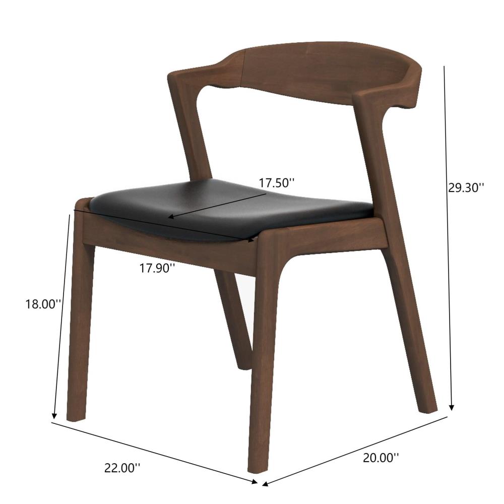 Modern Upholstered Chairs with Wooden Legs