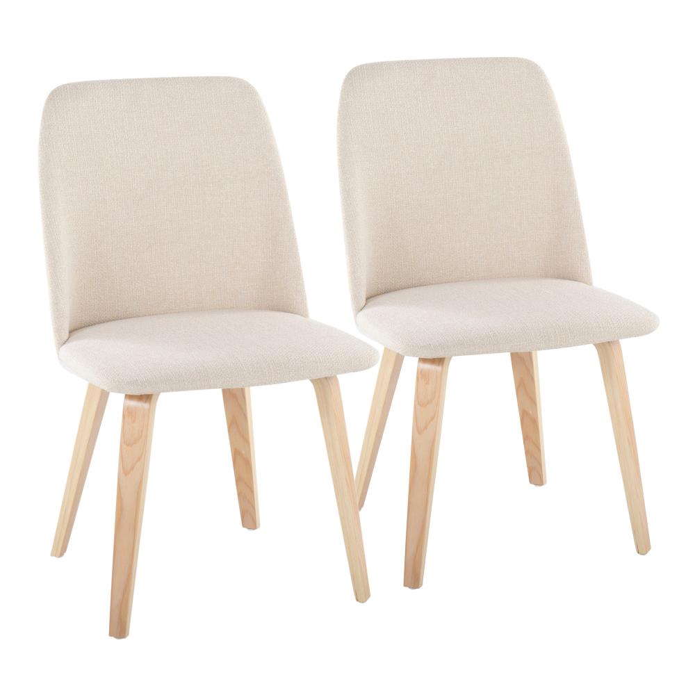 Upholstered Dining Chairs with Padded Seats and Backrests