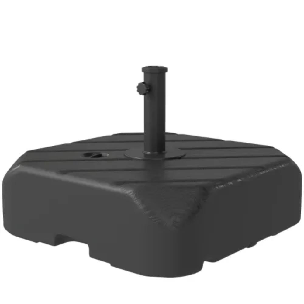 Fillable Outdoor Umbrella Stand with 158 lb Sand Capacity