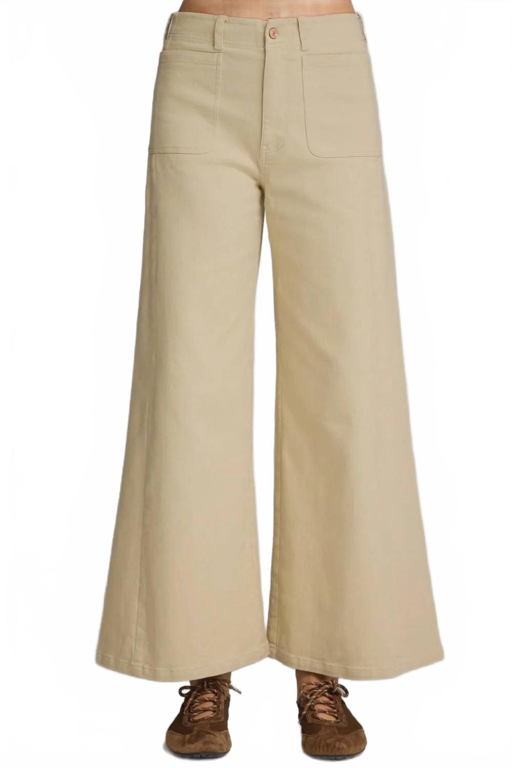 Willow High Rise Pants In Ecru