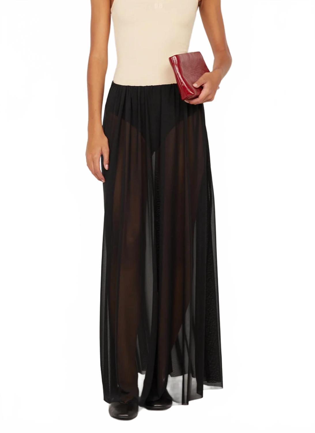 Camille Maxi Skirt In Black