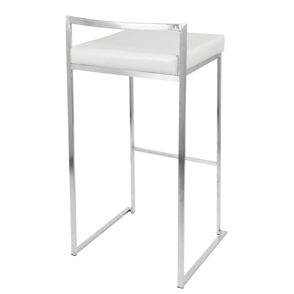 Stackable Upholstered Barstools with Welded Frames