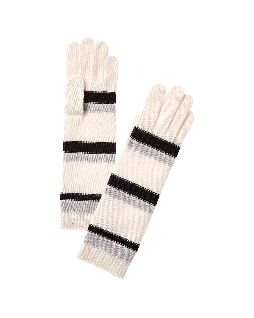 Portolano Striped Cashmere Gloves