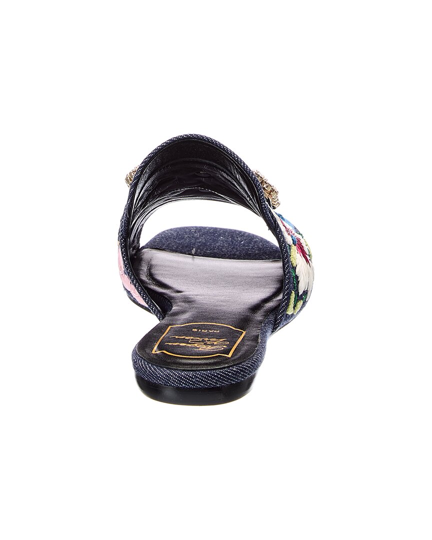 Roger Vivier Denim Sandal