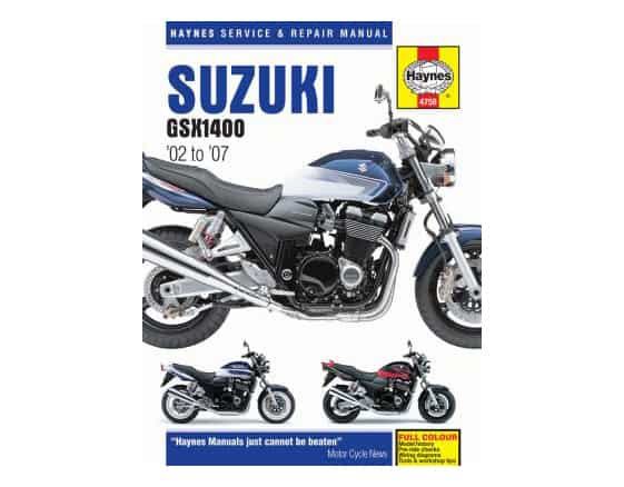 Haynes Repair Manual for Suzuki GSX1400 ’02-’07