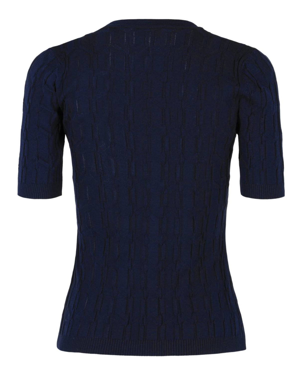 Women's Cable-Knit Pattern Sweater In Navy