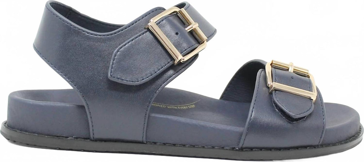 Women's Hastice-W Casual Sandals In Dark Navy Leather