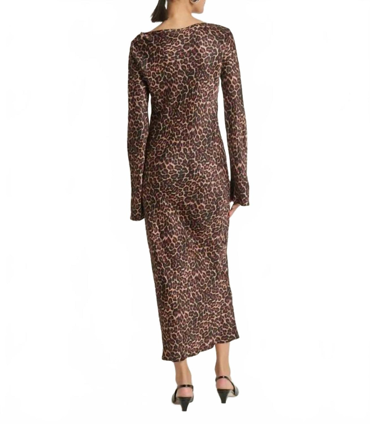 Assaka Midi Dress In Beige