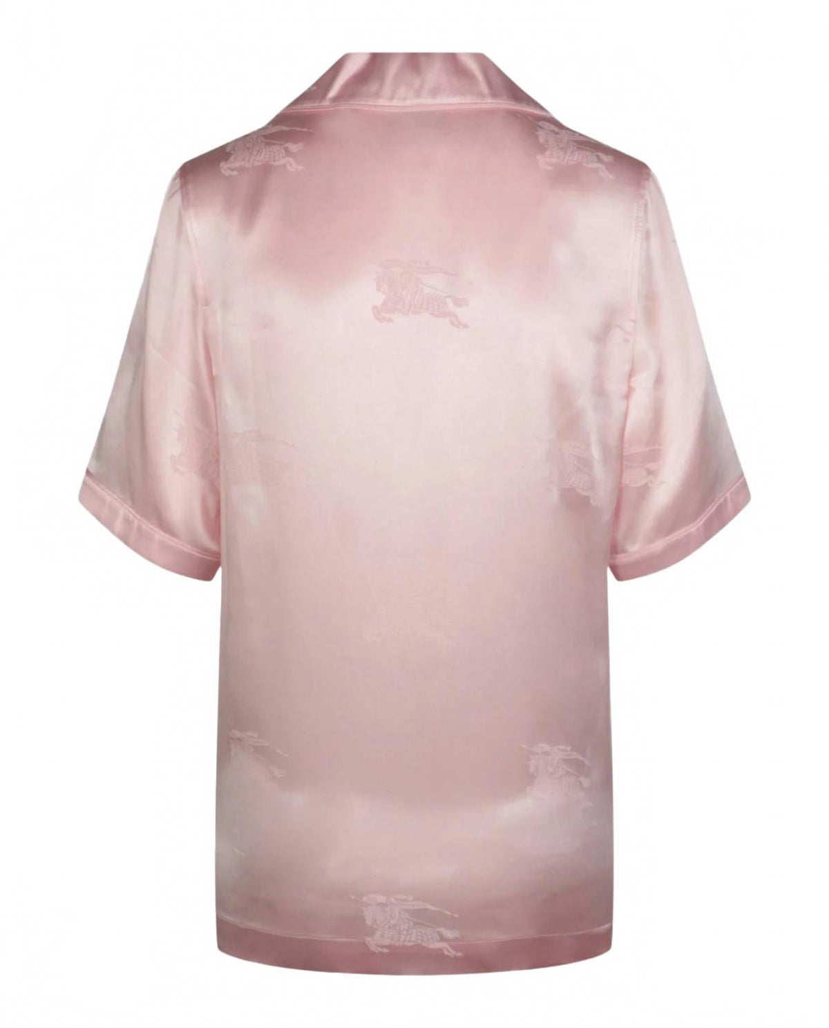 Women's Ekd Jacquard Silk Shirt In Light Pink