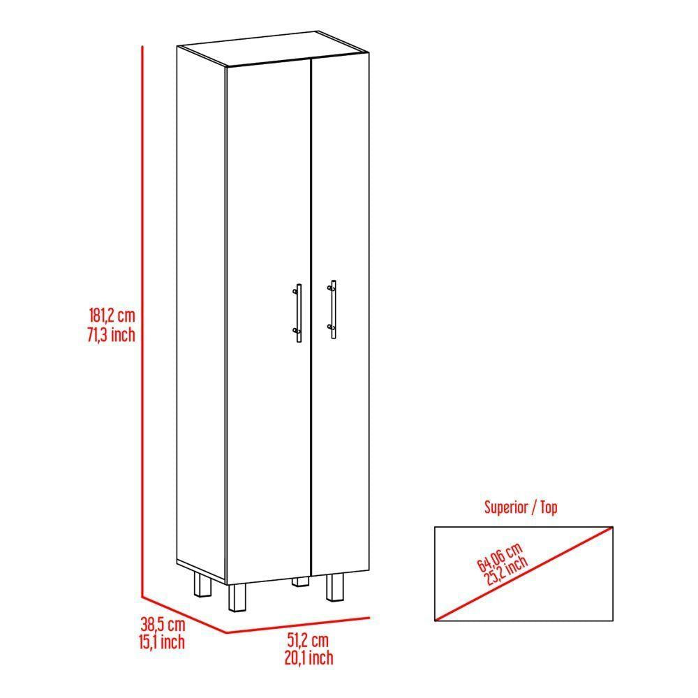 Rectangle Two-Door Organizer Cabinet
