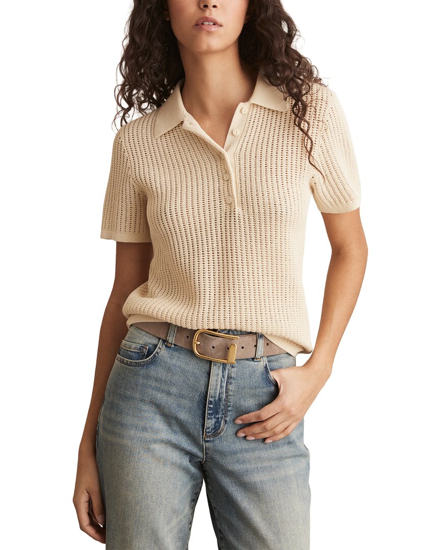Reiss Evi Polo Knit Top
