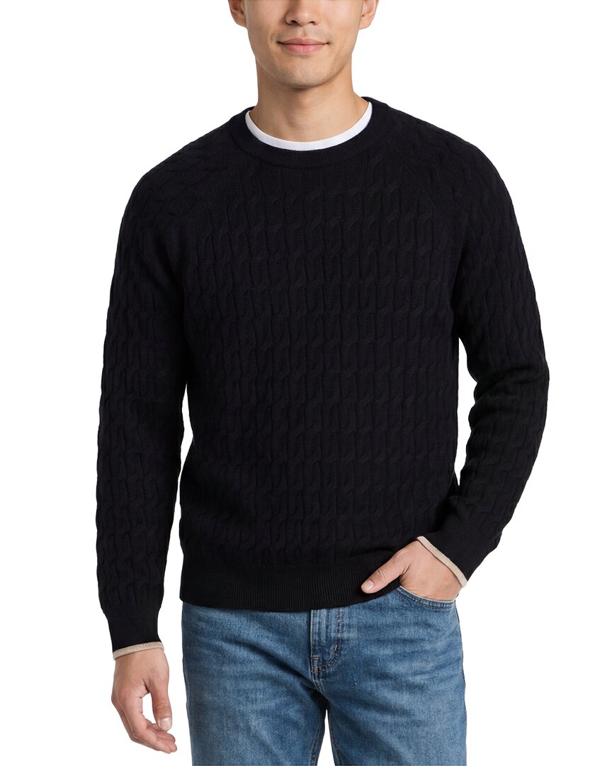 NAADAM Cable Wool & Cashmere-Blend Crewneck Sweater