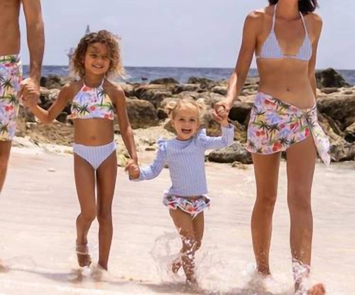 Girls' Ciao Paradiso Ruffle Set In Blue