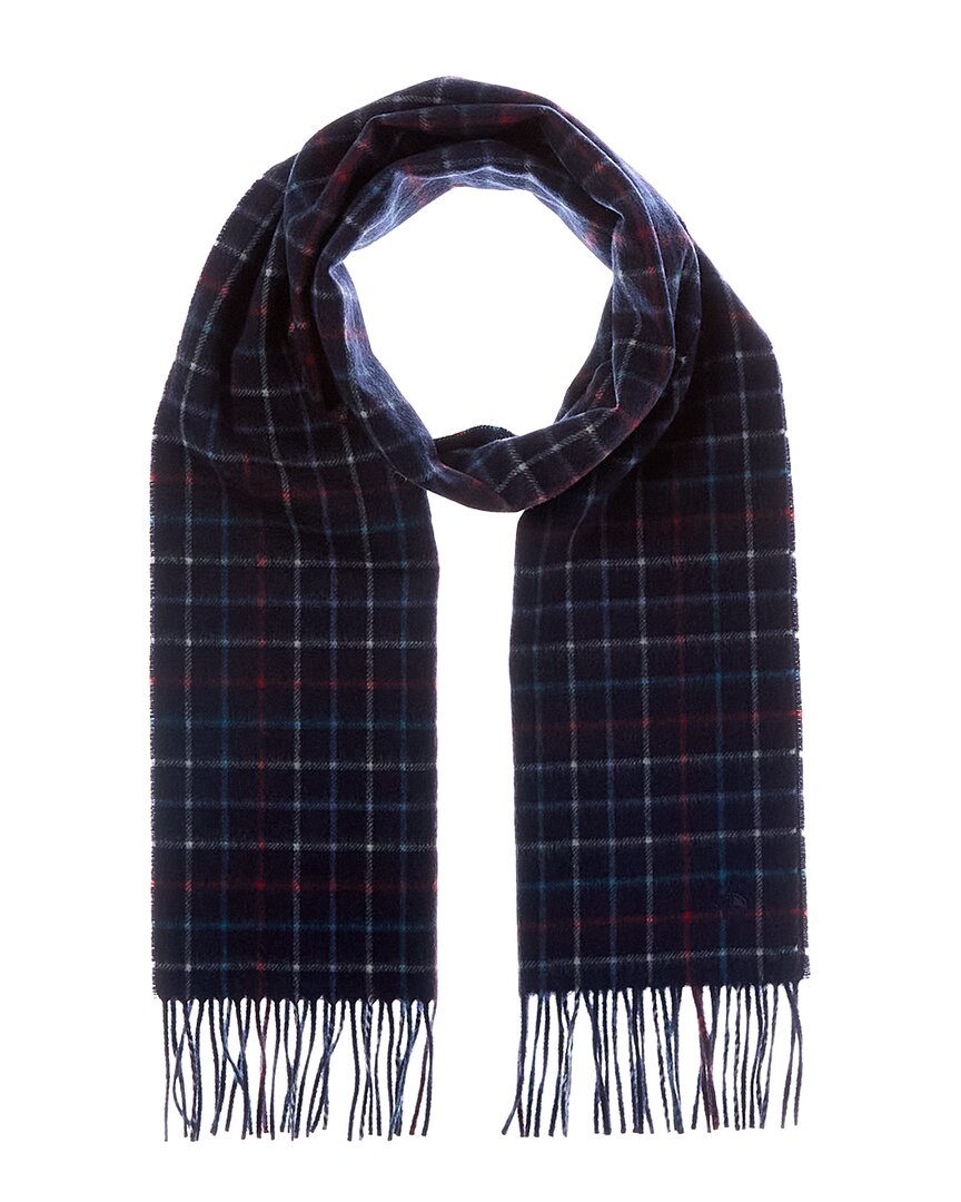 Brooks Brothers Atlantic Tattersall Wool & Cashmere-Blend Scarf