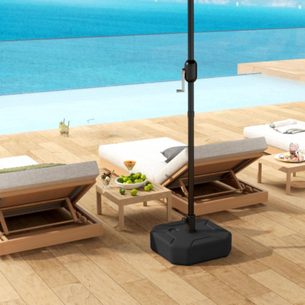 Weather-Resistant Patio Umbrella Stand with Secure Grip