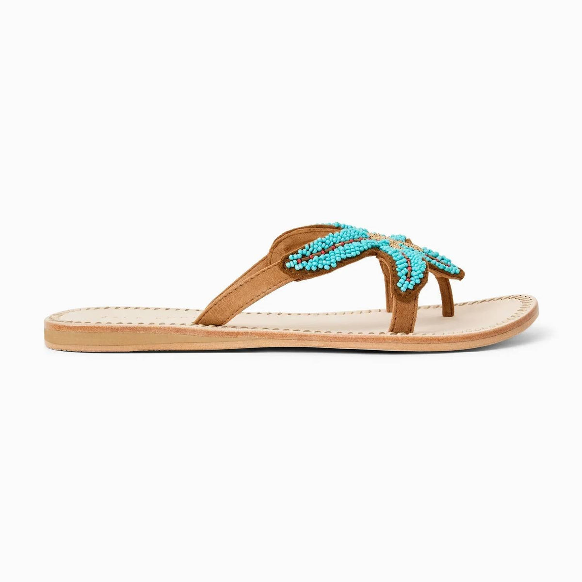 Women's Starland Beaded Sandal In Turquoise