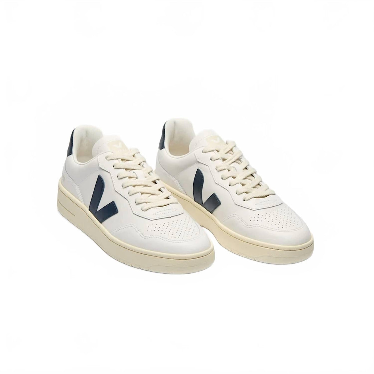 Women's V-90 Leather Sneakers In Extra White Nautico