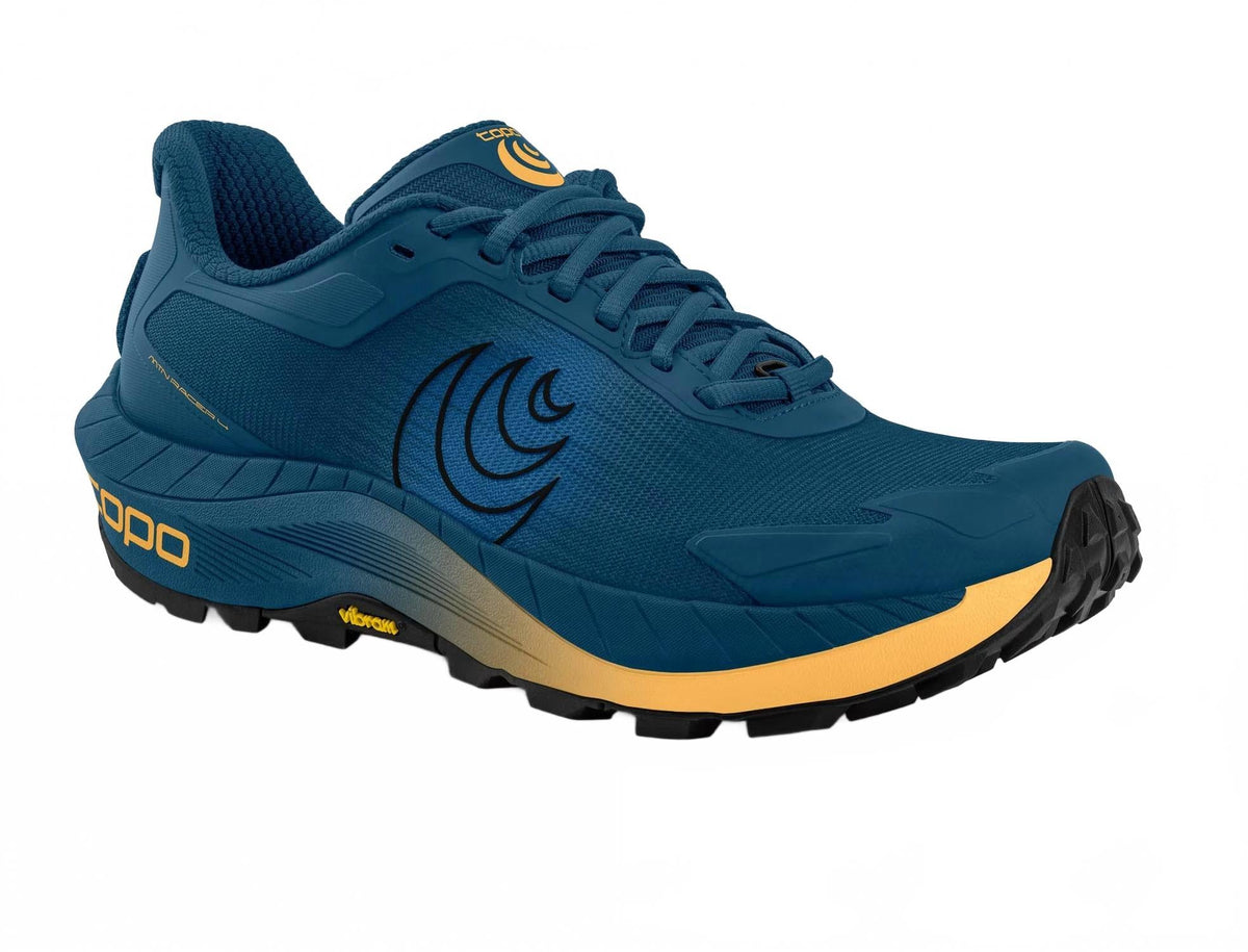 Men's Mtn Racer 4 Trail Running Shoes In Navy/orange