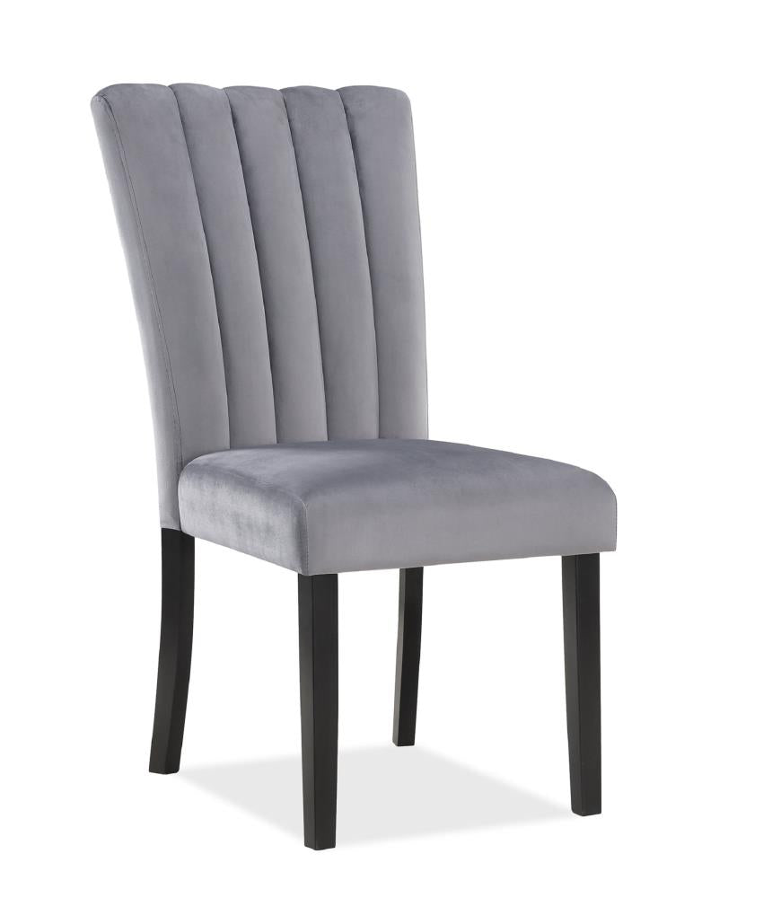 Casual Upholstered Dining Chair Set