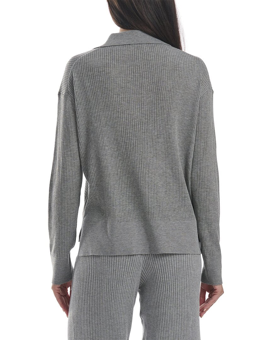 Splendid Rib Knit Polo Shirt