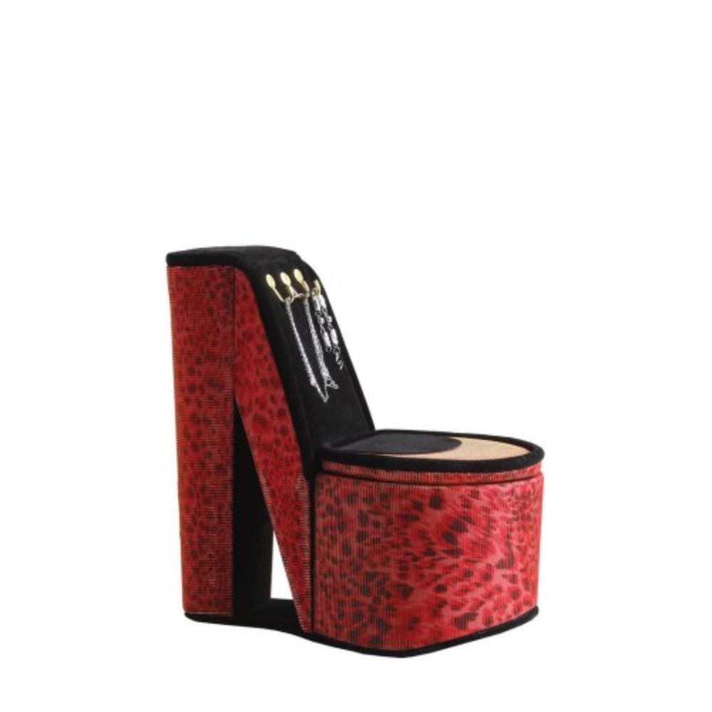 High Heel Shoe Jewelry Organizer with Display Hooks
