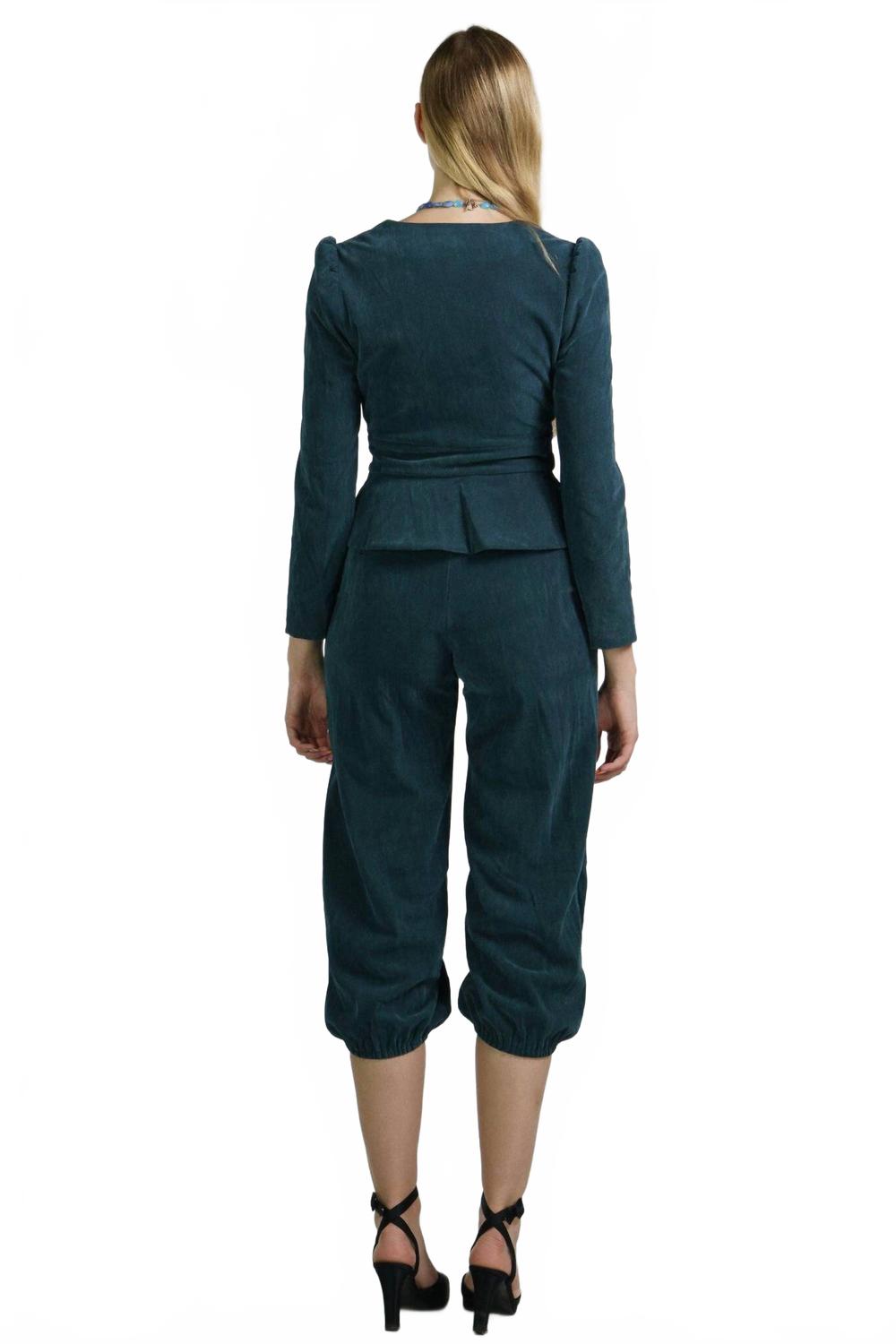 Velvet Antonina Jacket In Teal