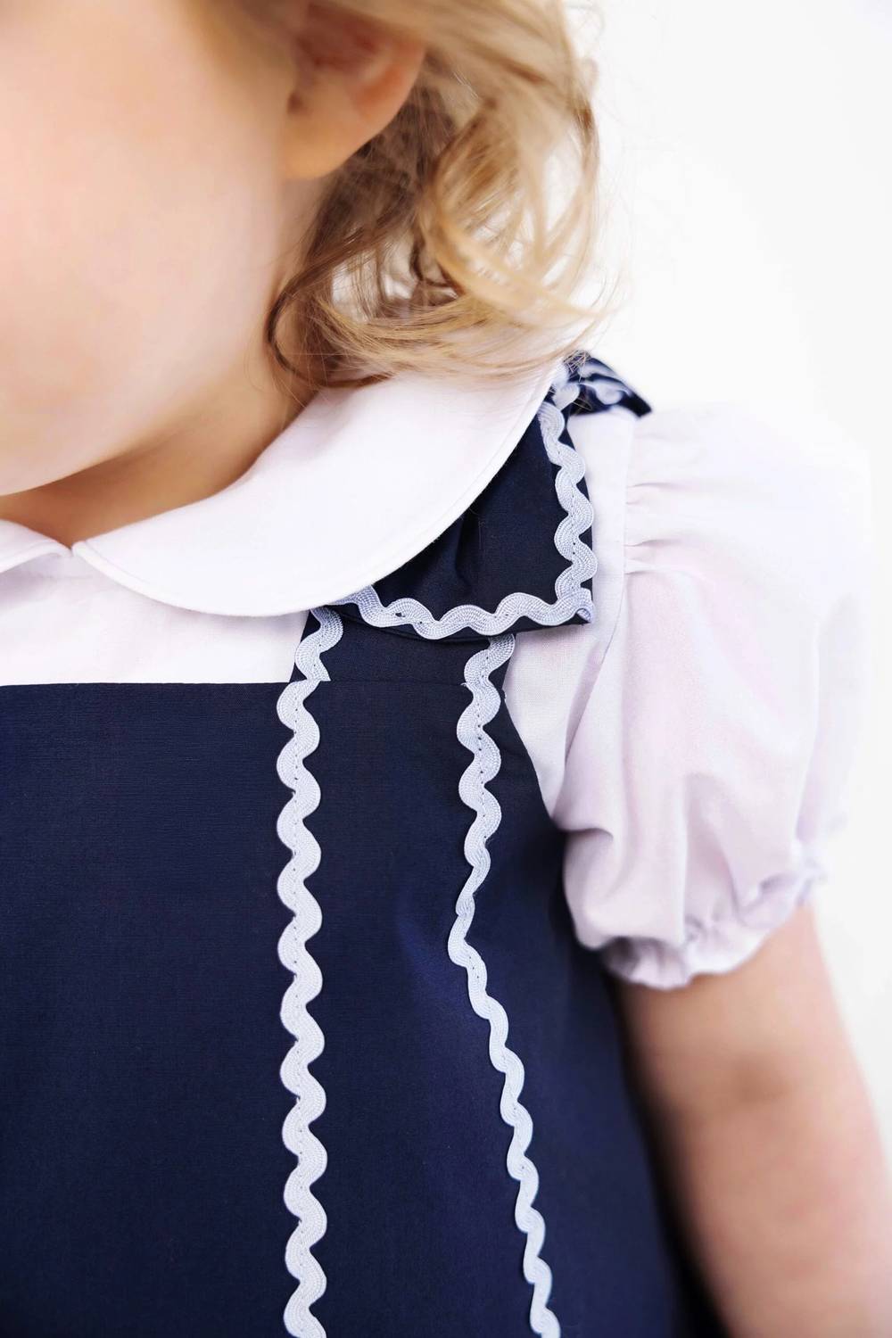Kid's Donna Dress In Nantucket Navy