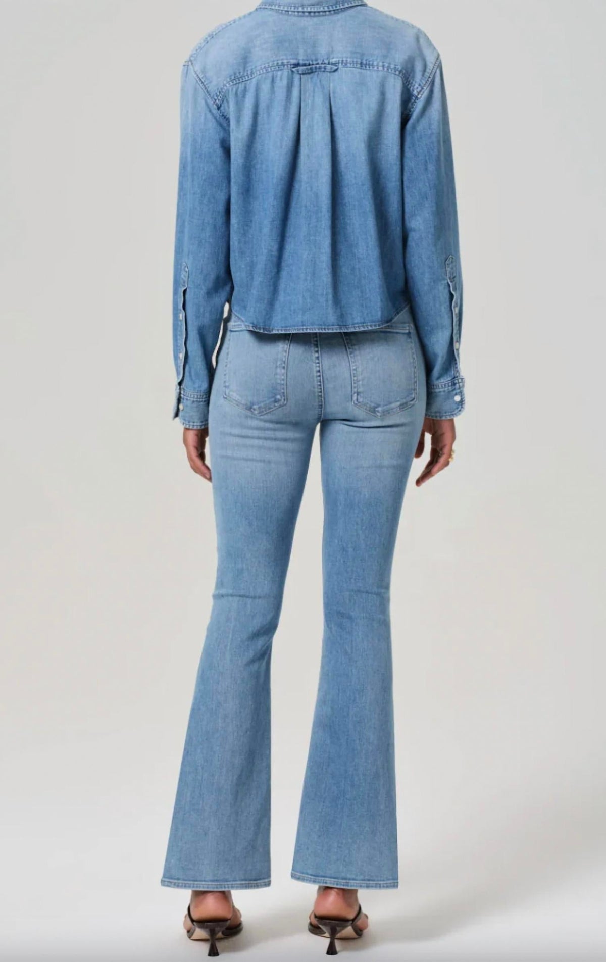 Lilah High Rise Bootcut Jean In Tahiti