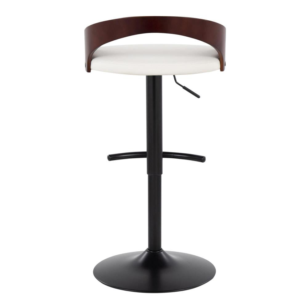 Modern Barstools with Cushioned Seats and Pedestal Bases