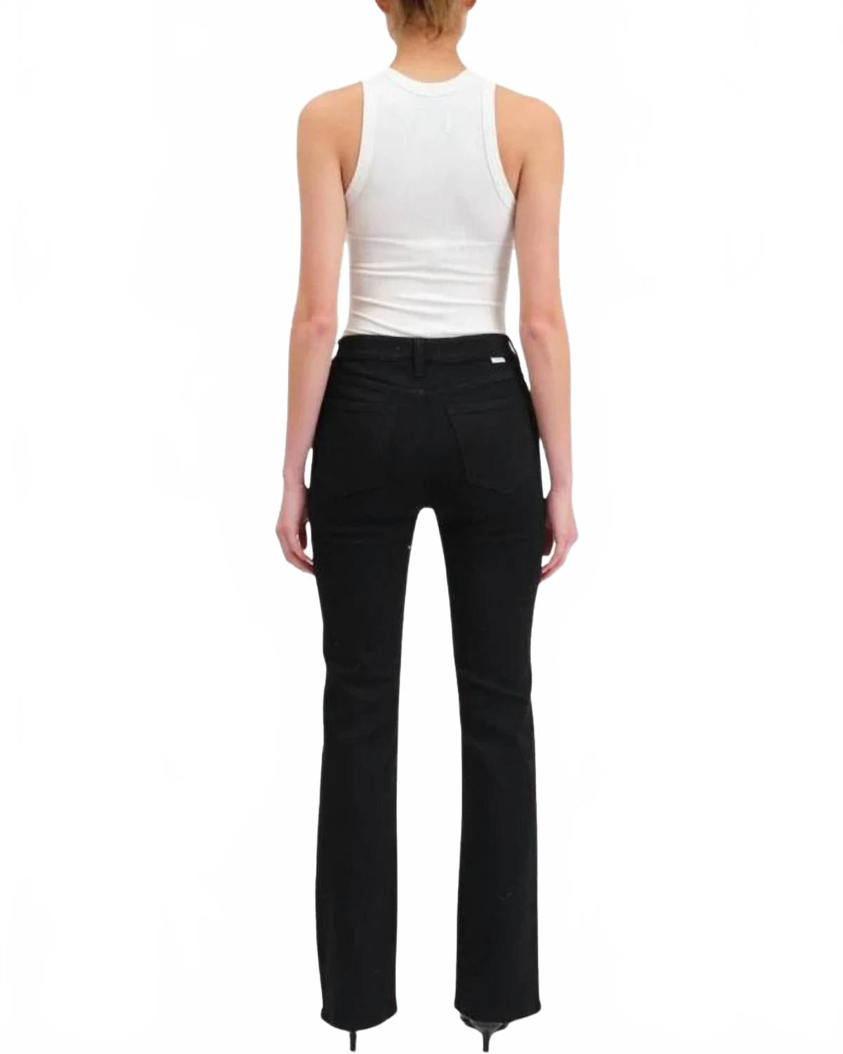 Cover Girl Mid Rise Boot Cut Pants In After Party