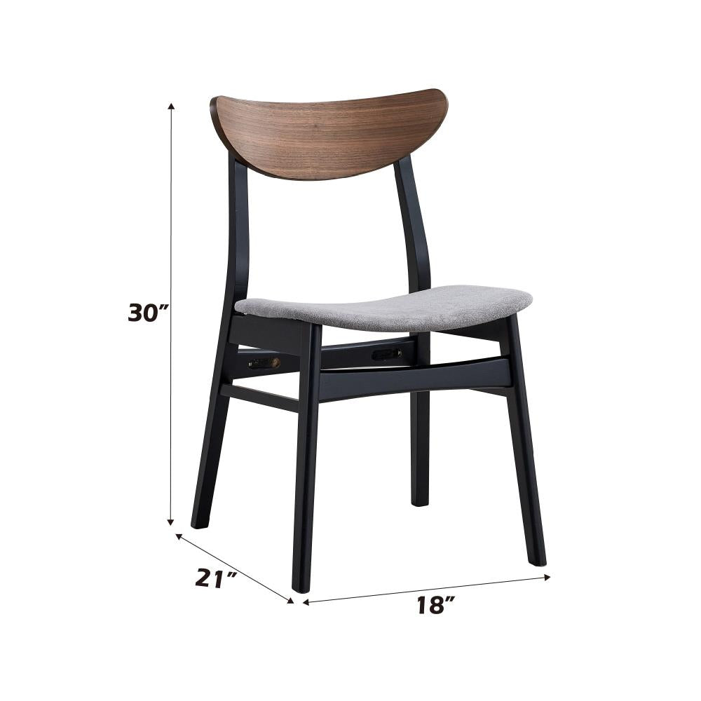Transitional Wood Frame Side Chairs