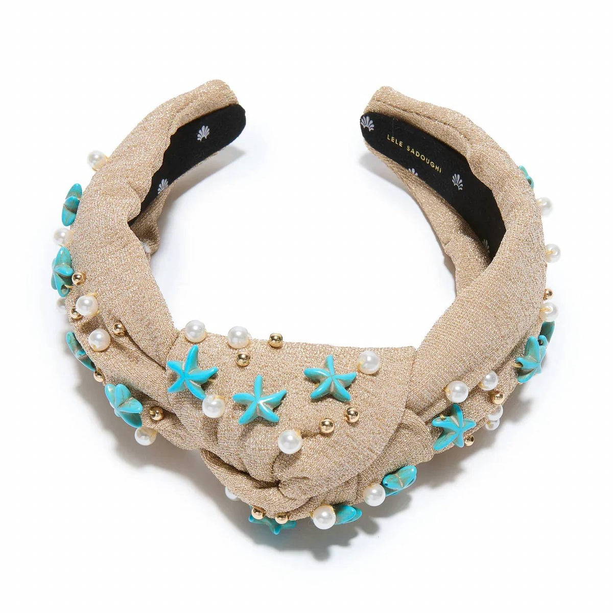 Women's Knotted Shoreline Headband In Gold