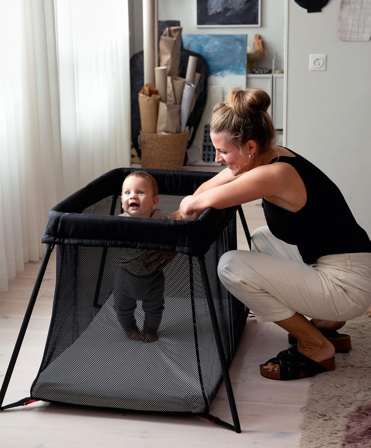 BabyBjörn Travel Cot Light - Black