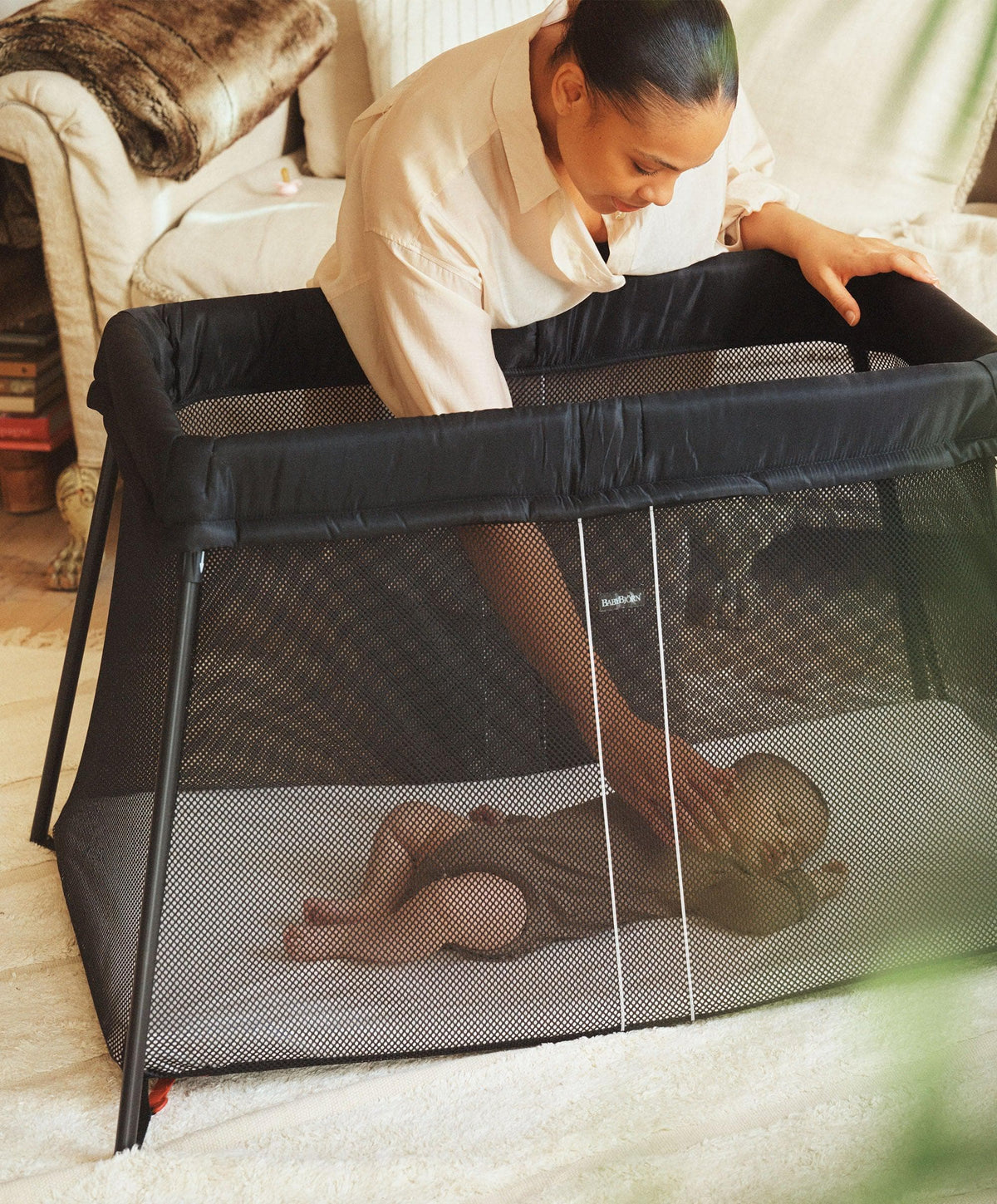 BabyBjörn Travel Cot Light - Black
