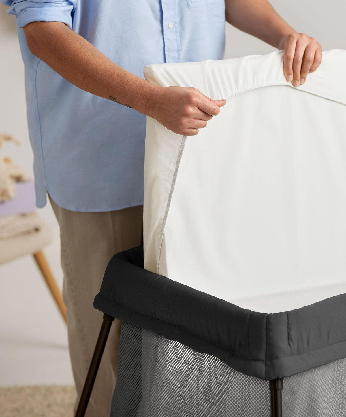 BabyBjörn Travel Cot Light - Black