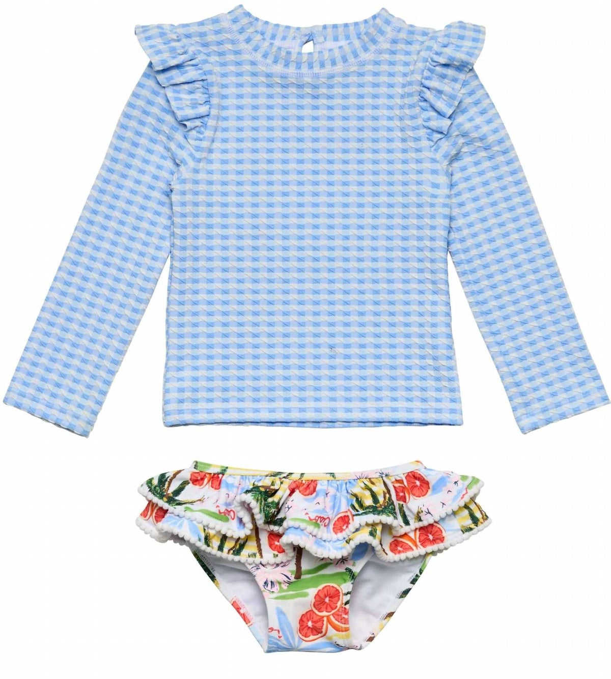 Girls' Ciao Paradiso Ruffle Set In Blue