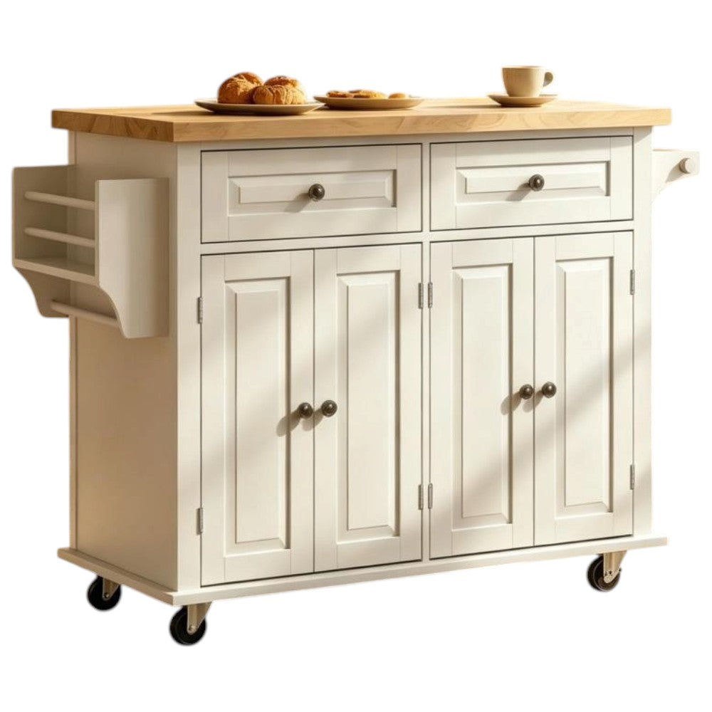 Modern Kitchen Storage Island with Functional Design